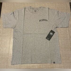 Georgia Bulldogs T-Shirt Georgia University Football Quartz Gray Medium NWT